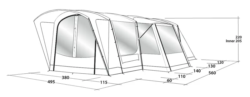 Outwell Montana 6PE Tent - 2021 Model-4